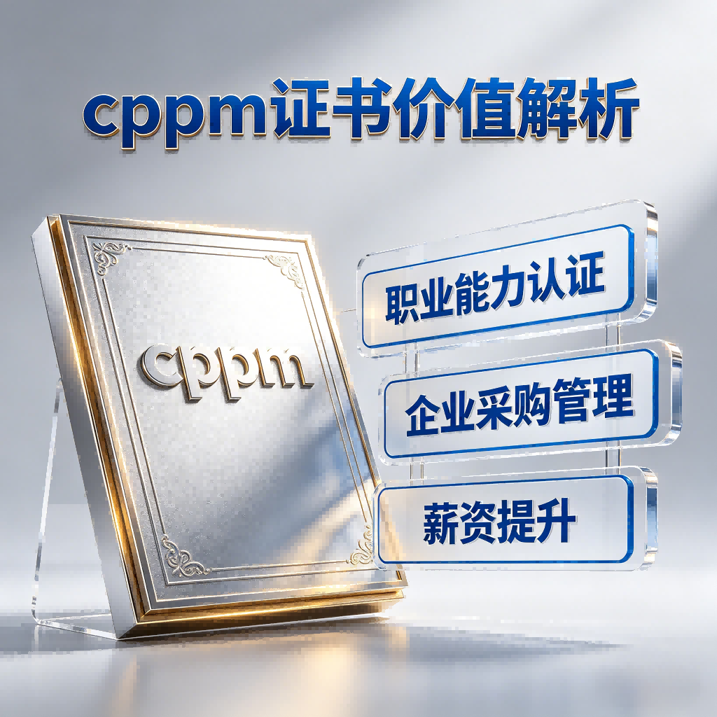 山西CPPM证书类问题报考答疑（中供国培整理）