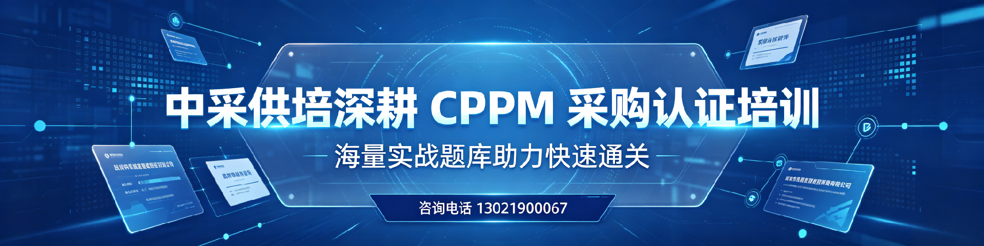 CPPM证书8800元包含什么？中采供培解析费用结构与服务内容